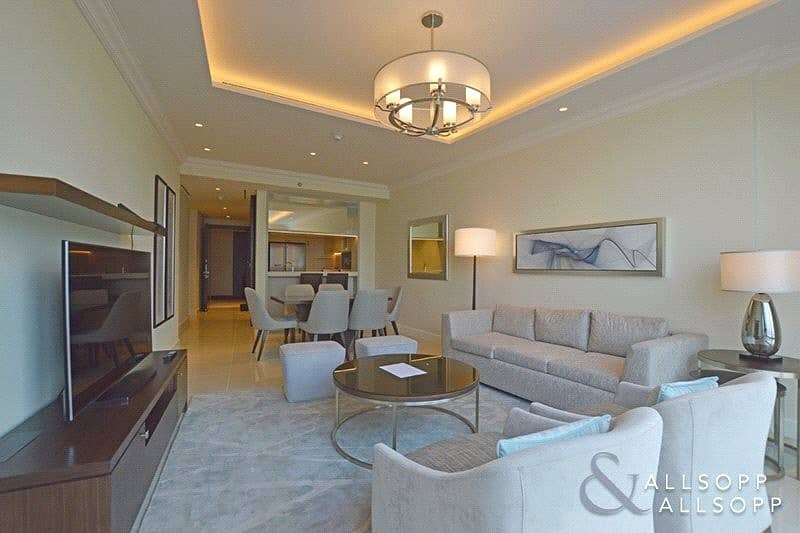 2 Beds + Study | Full Burj & Fountain View