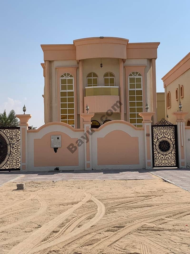 Villa for rent in Ajman, Al Rawda, two floors, super lux finishing