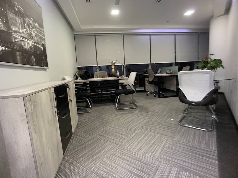 6 #No Commission! 2 MONTH FREE Fully Furnished Offices with FREE DEWA and WIFI Meeting Room in Business Bay!