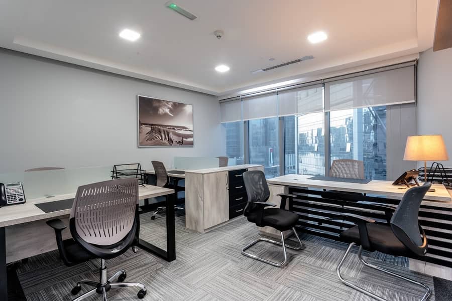 7 #No Commission! 2 MONTH FREE Fully Furnished Offices with FREE DEWA and WIFI Meeting Room in Business Bay!