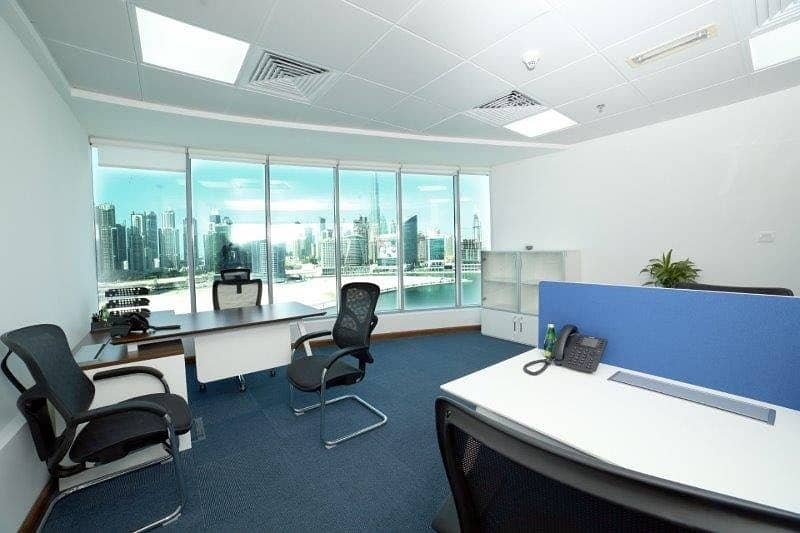 Fully Furnished Office Space  For Rent in Business Bay 75K only