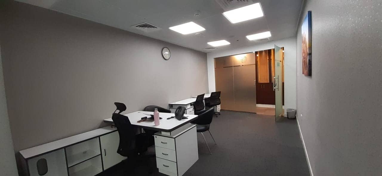 11 Fitted Office for Rent in Business Bay 40K only. . .