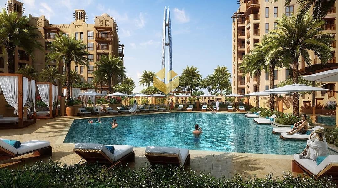 Burj Al Arab view l 2 Bedrooms at the first free hold prestigious project in Jumeirah l selling Fast seize  opportunity