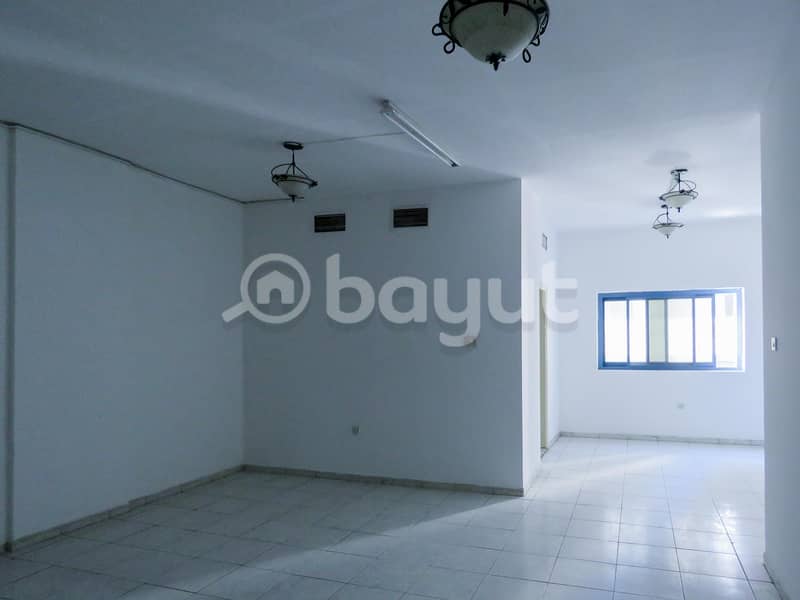 three bed room hall one month free 35000 rent located on king faisal