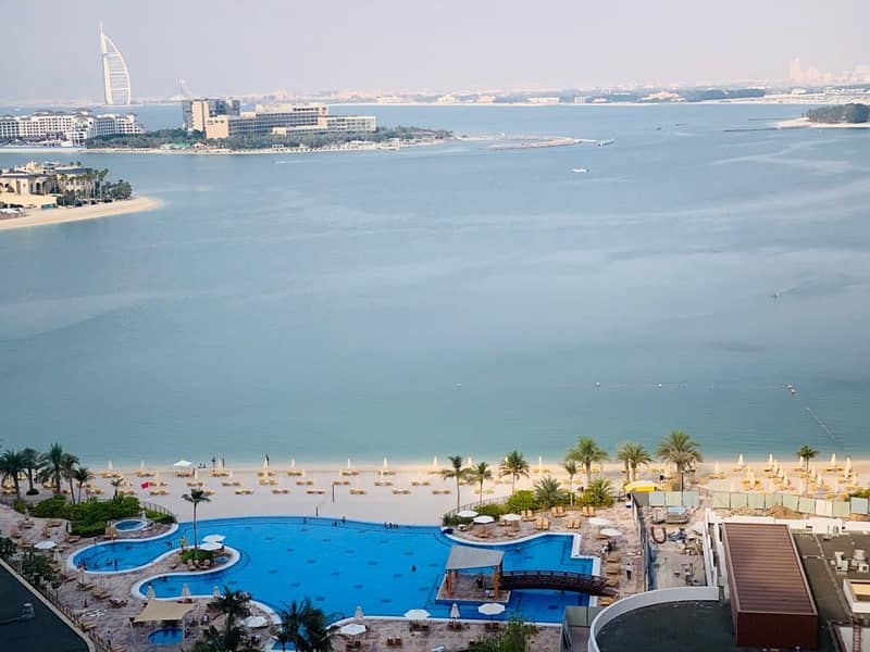 Full Burj al Arab and Sea View | Freshly Painted