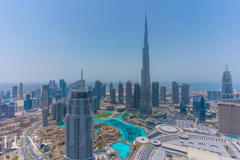 Genuine RESALE|Penthouse|Khalifa & Fountain Views