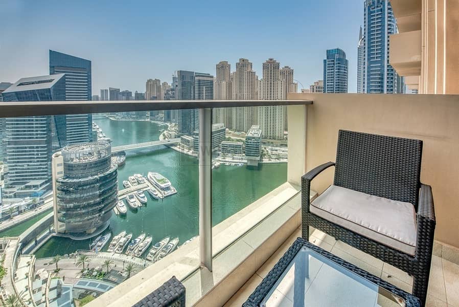 Marina view(05 type)|Fully Furnished| All bills inc. AED 115K