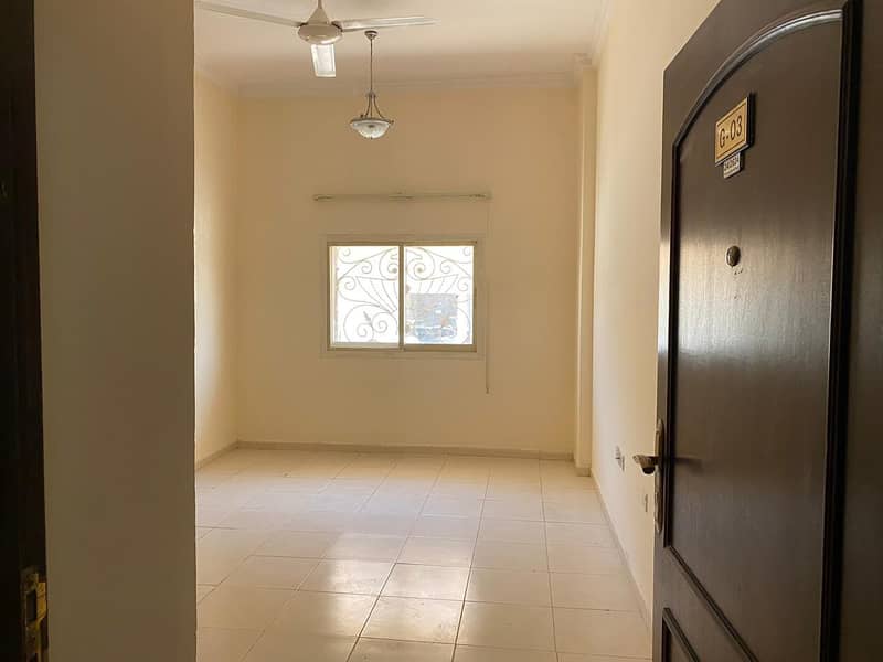 CATCH THE DEAL HUGE STUDIO  CLOSE KITCHEN WITH MASTER BATH   FOR RENT IN JUST 12K BEHIND AL GAWAS RESTURANT  AJMAN