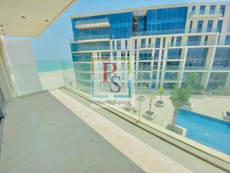 Hi-End Finishing Beautiful 2BR Apt with Partial Sea View and Full Pool View.