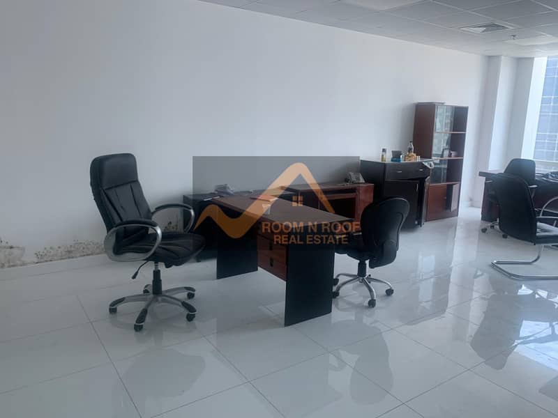 43 Chiller Free| Furnished Office For Rent| Tamani Arts Tower| Business Bay