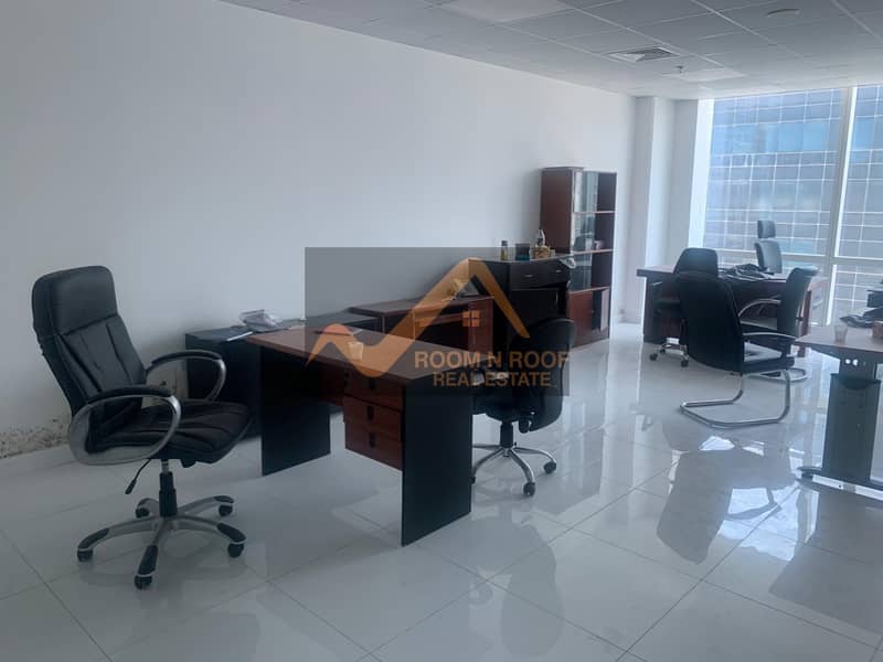 59 Chiller Free| Furnished Office For Rent| Tamani Arts Tower| Business Bay