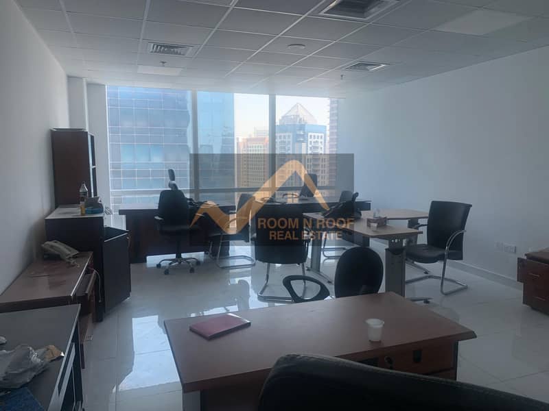 16 Chiller Free| Furnished Office For Rent| Tamani Arts Tower| Business Bay