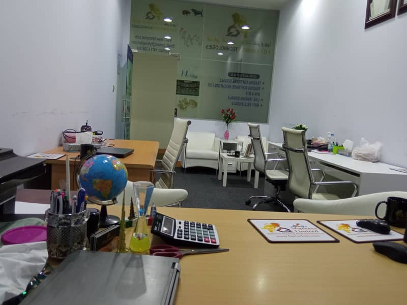 Fully Furnished Office | 300 Sqft | 15000 | 6 mo | Chiller Free