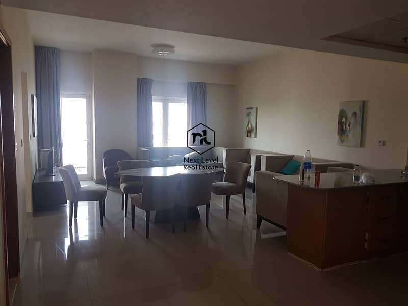 5 fully furnished 3 bedroom +maid with balcony  nice view in 1 to 12 chequess