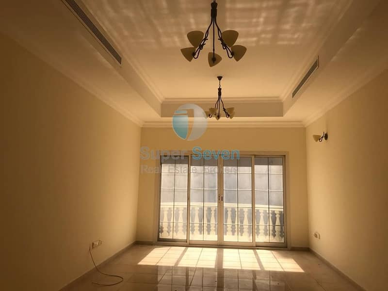 5 Br Villa with maids room and kitchen appleances for rent in Barsha 1