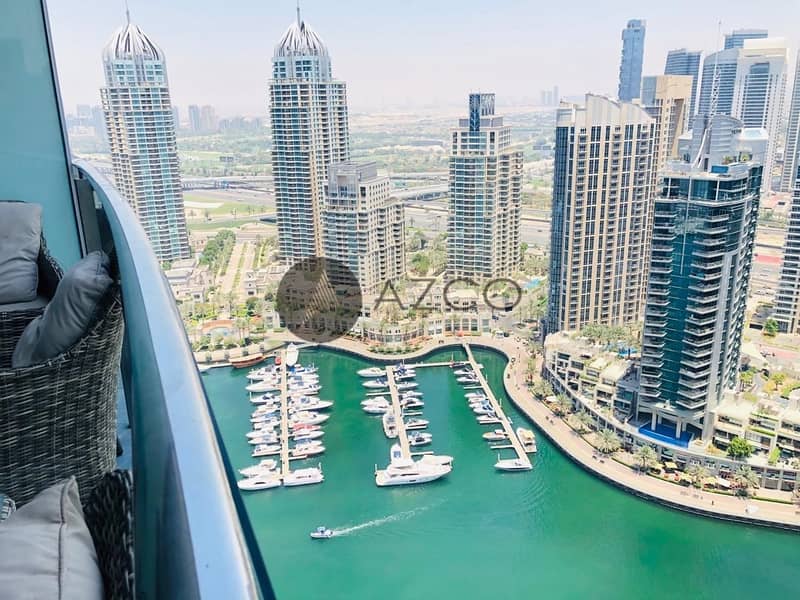 FULL MARINA VIEW | FULLY FURNISHED | LUXURY 3BR