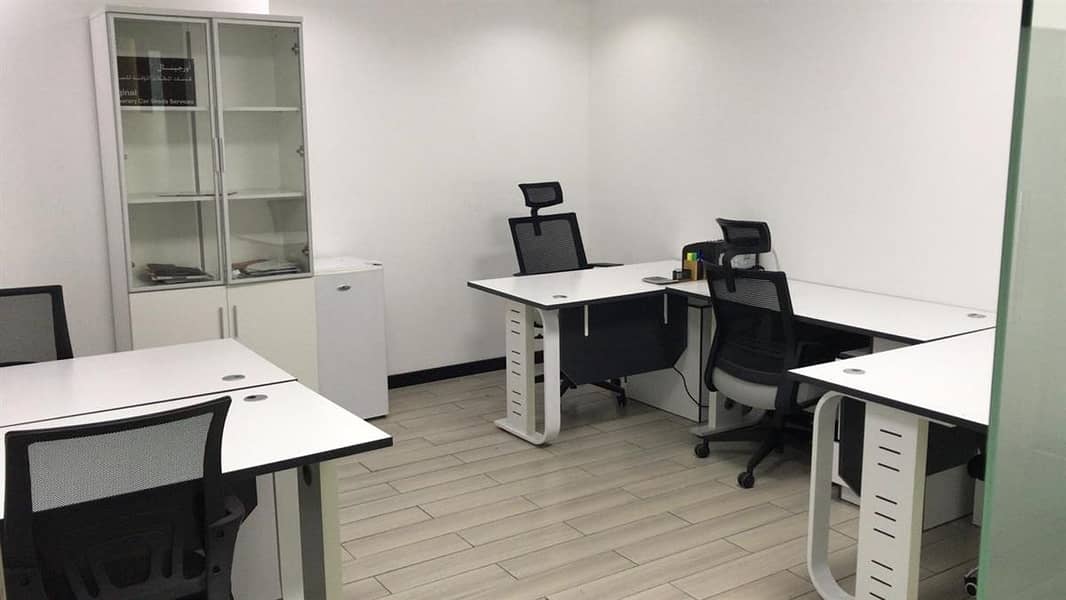 FURNISHED OFFICE WITH EJARI | 300 SFT | 29000 | Cash Back 2000 | AC Chiller Free
