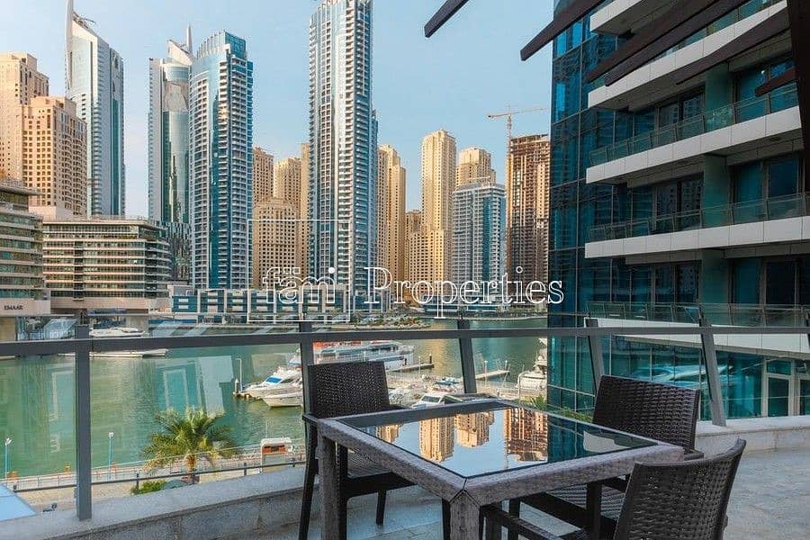 Fully Furnished-1 BD with Dubai Marina Views!