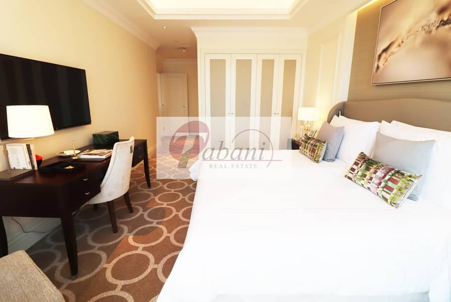 2 Beds Overlooking the Fountain and Burj View|Hig End Finishing