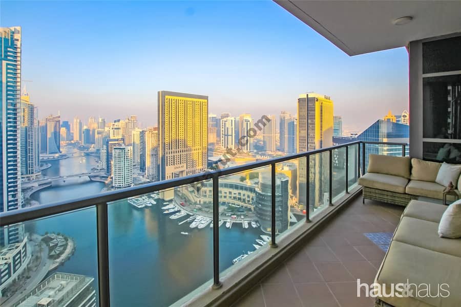 Upgraded | Large Balcony | Stunning Marina View