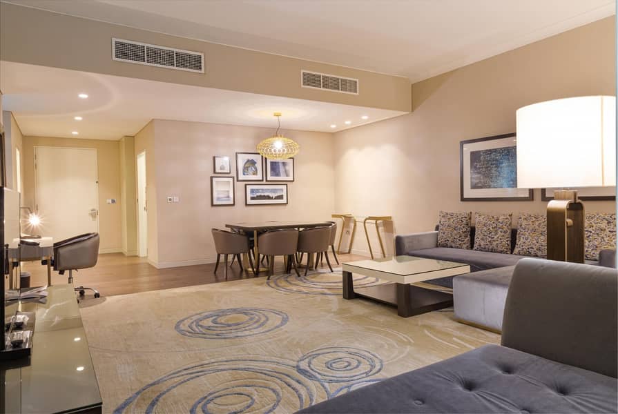 Spacious Furnished Two Bedroom Apartment Downtown Abu Dhabi