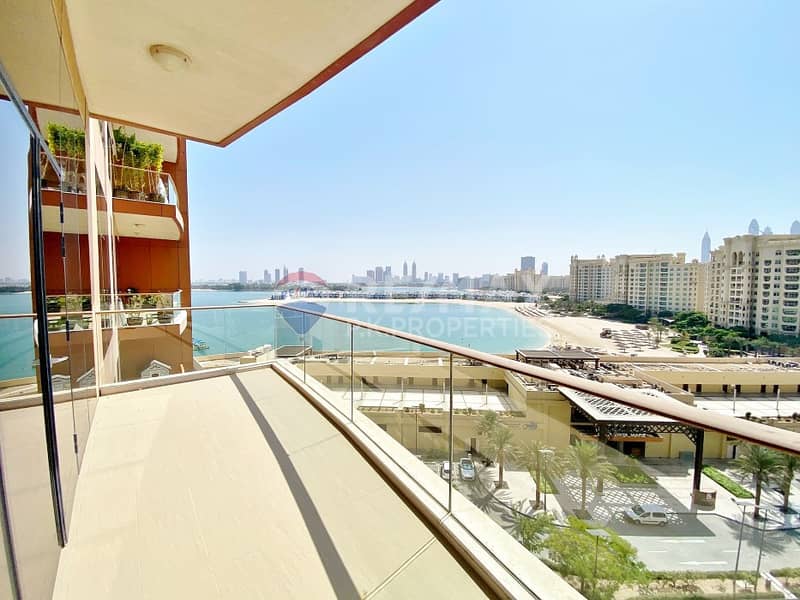 Large 2 Bed Plus Study | Vacant | Palm | Sea View