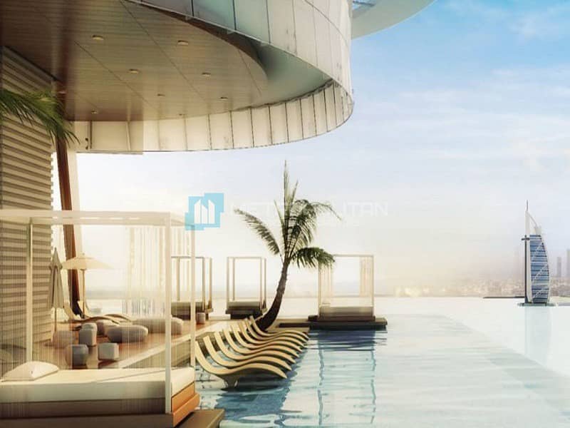 Luxury 1 Bed Apt| Sea Views| High Floor| Furnished