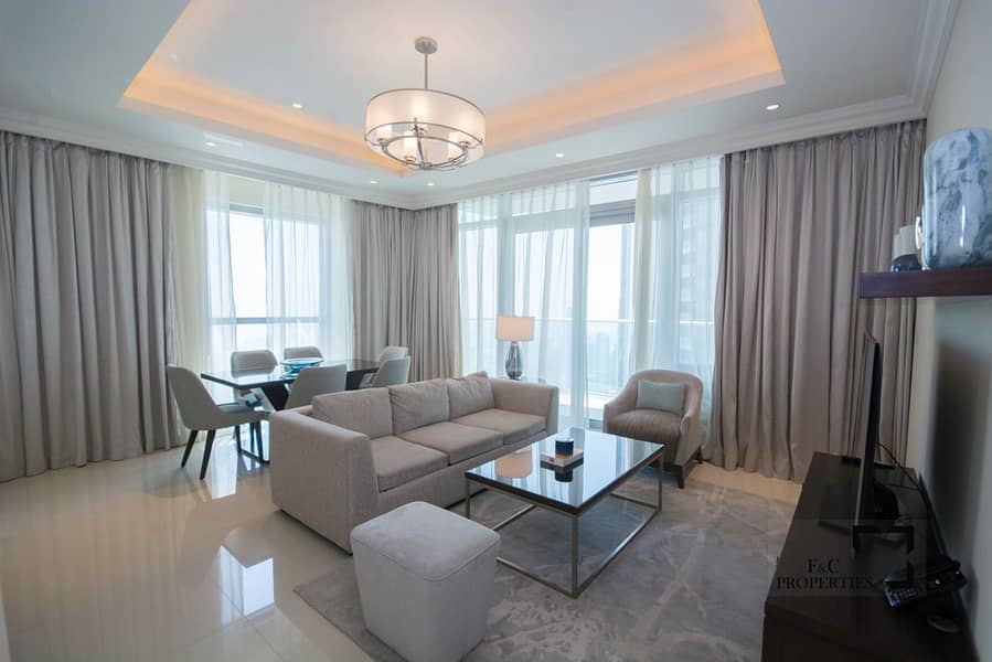 2 Furnished 2BR + Study |  Burj & Fountain View