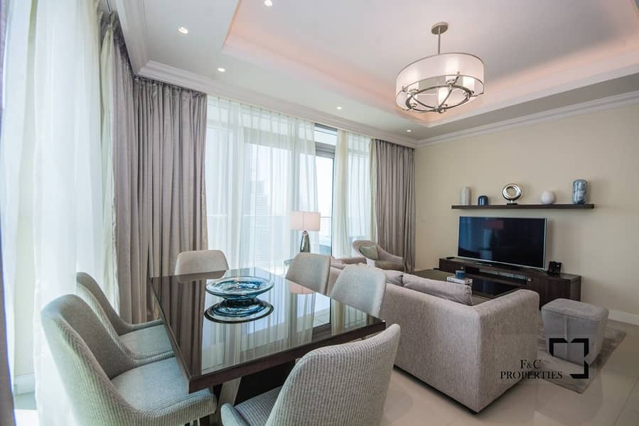 4 Furnished 2BR + Study |  Burj & Fountain View