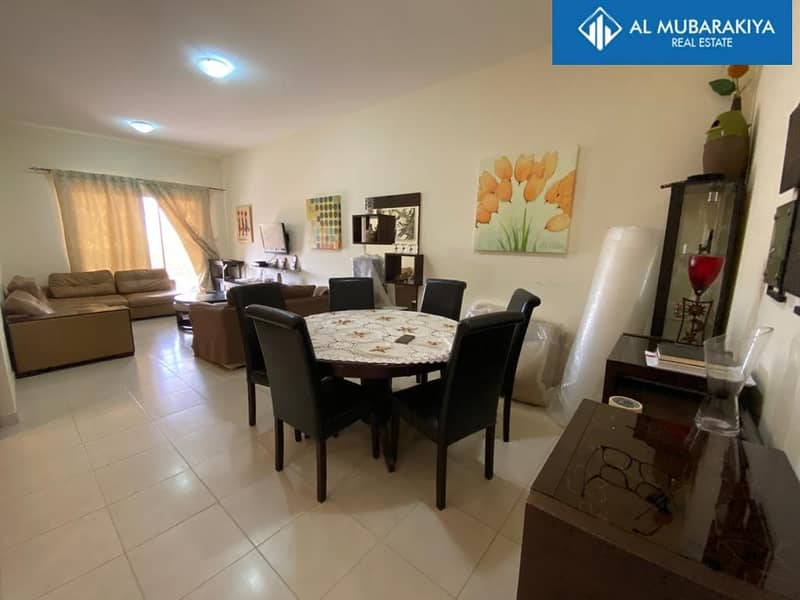 Furnished classic 1 BR in Golf Apartment I Al Hamra Village