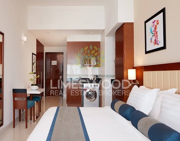 Deluxe Studio Hotel Apartment in Dubai Sports City