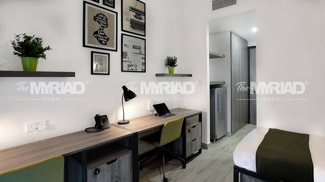 Student Accommodation | Double Room - Female Block | The Myriad Dubai Student Accommodation | Double Room - Female Block | The Myriad Dubai