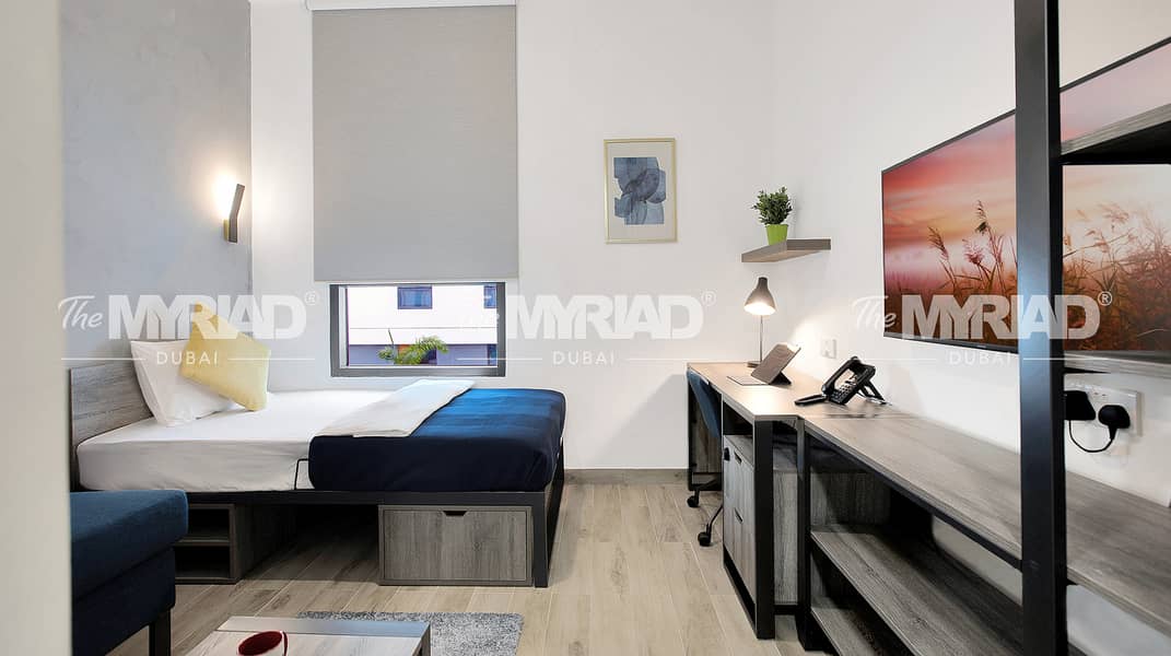 Student Accommodation | Studio Room - Male Block | The Myriad Dubai Student Accommodation | Studio Room - Male Block | The Myriad Dubai