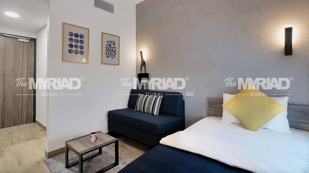 Student Accommodation | Studio Room - Female Block | The Myriad Dubai Student Accommodation | Studio Room - Female Block | The Myriad Dubai