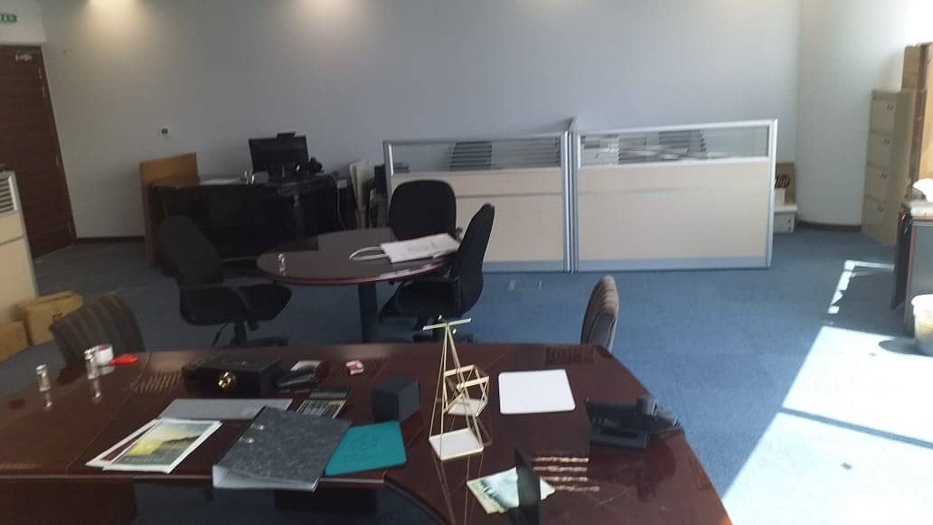 765 SQT semi Furnished office Canal view for 75k