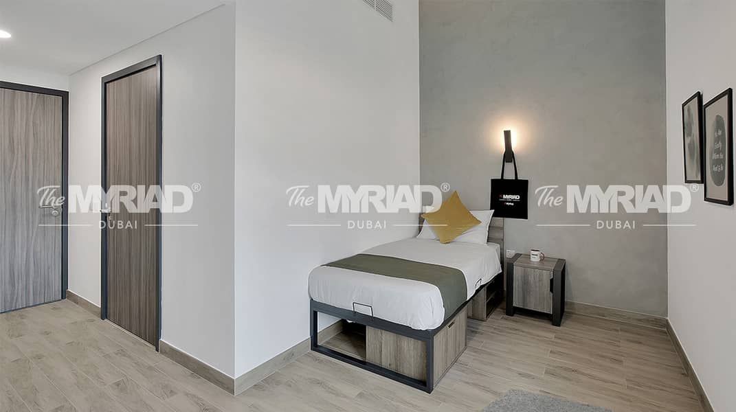 Student Accommodation | Accessible Room - Female Block | The Myriad Dubai Student Accommodation | Accessible Room - Female Block | The Myriad Dubai