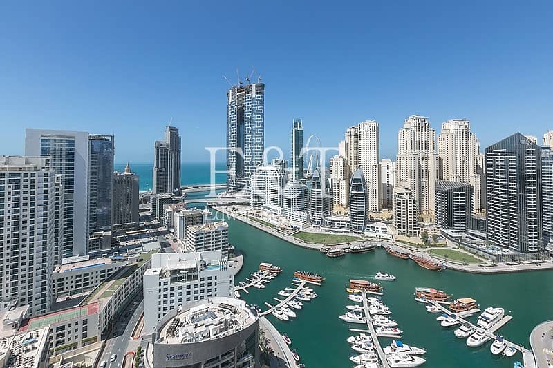 Available Now|Full Marina and Sea View|High Floor