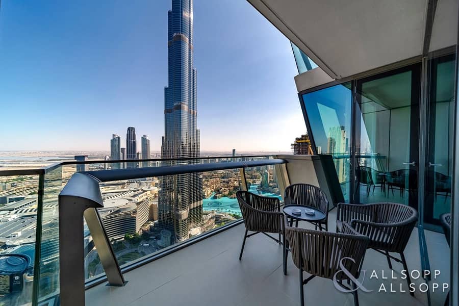 Burj Khalifa View | Maid's Room | 3 Beds