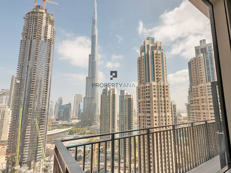Spacious 3 BR + Maid's| Full Burj Khalifa View