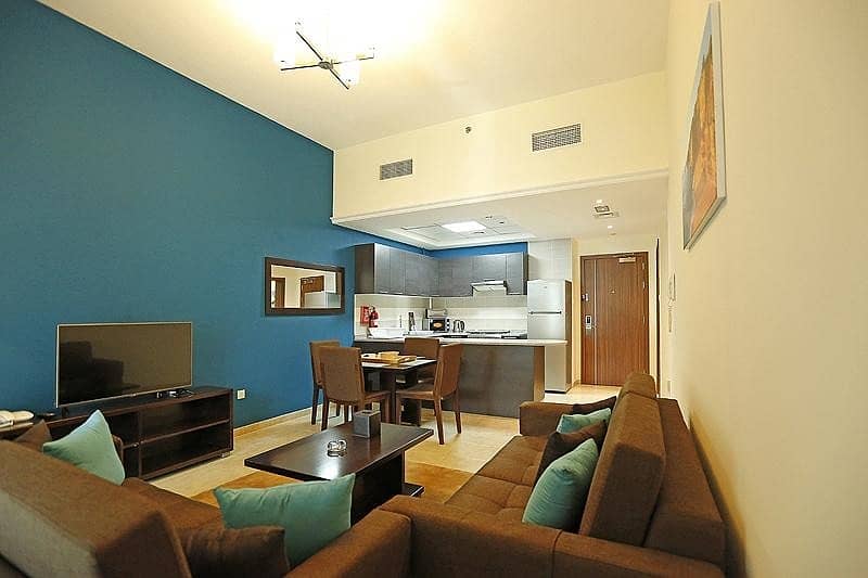 3 Fully Furnished |1Bedroom + Balcony | Middle Floor