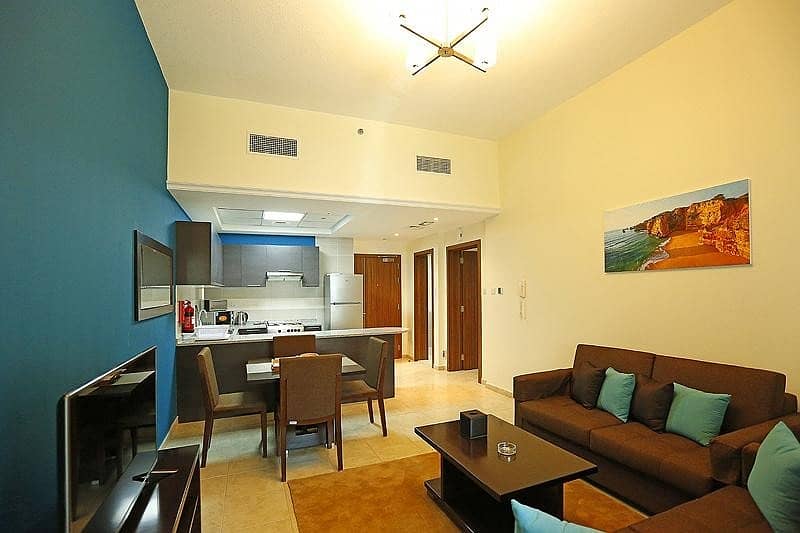 5 Fully Furnished |1Bedroom + Balcony | Middle Floor