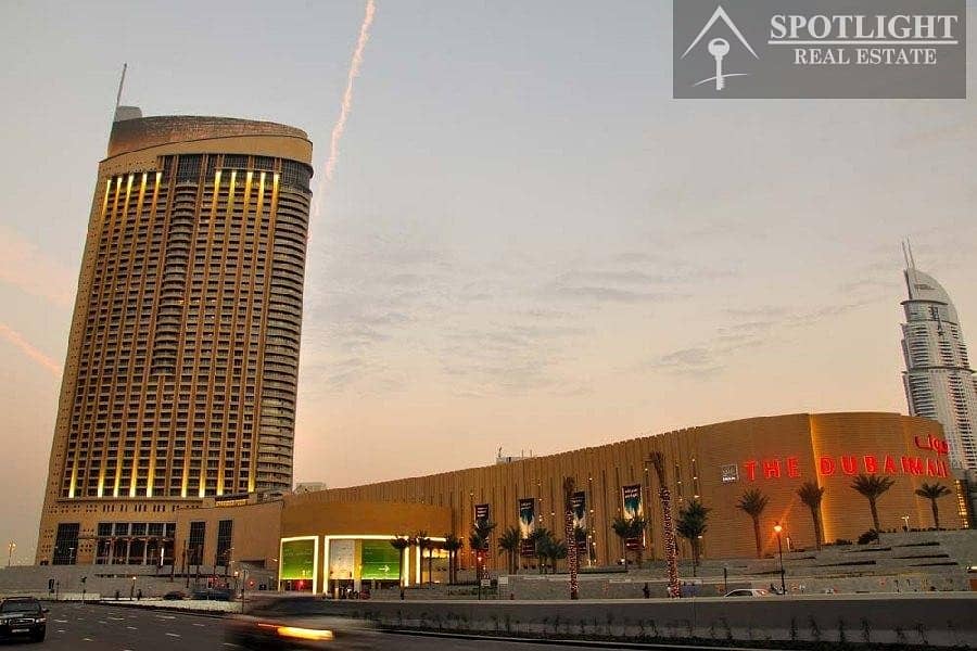 Fully Furnished Studio With Burj Khalifa view in Address Hotel Dubai Mall