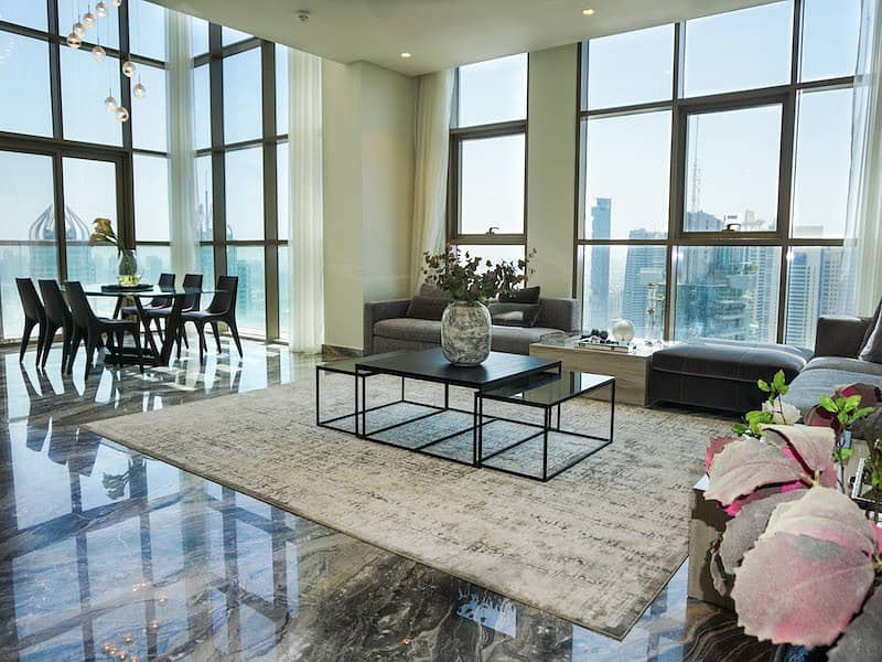 位于迪拜码头，9号公寓 3 卧室的顶楼公寓 6700000 AED - 4829795