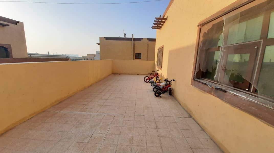 Spacious 1Bhk with Terrace Separate Big Kitchen In Villa At Mohamed Bin Zayed City