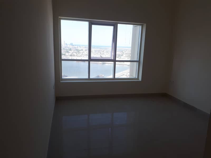 Sea view 2 bhk for rent in Ajman pearl tower 1280 sq ft 24000/-