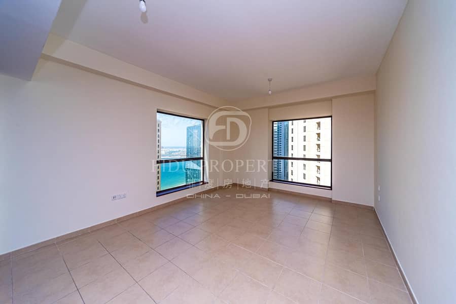 3 Unfurnished 2 Bedroom | Full Sea and Marina View