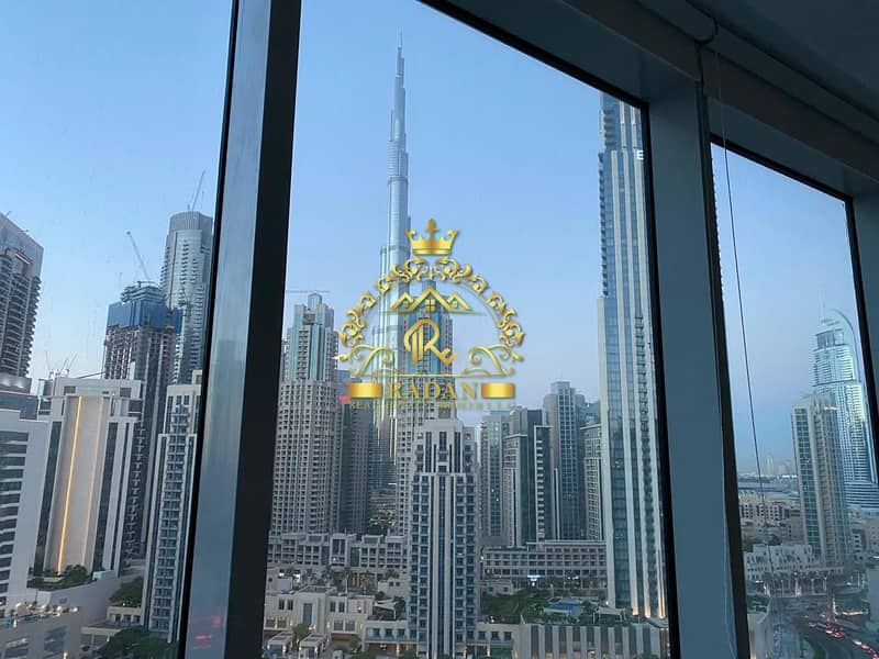 11 Full Burj Khalifa View | Fitted Office for Rent | 110K