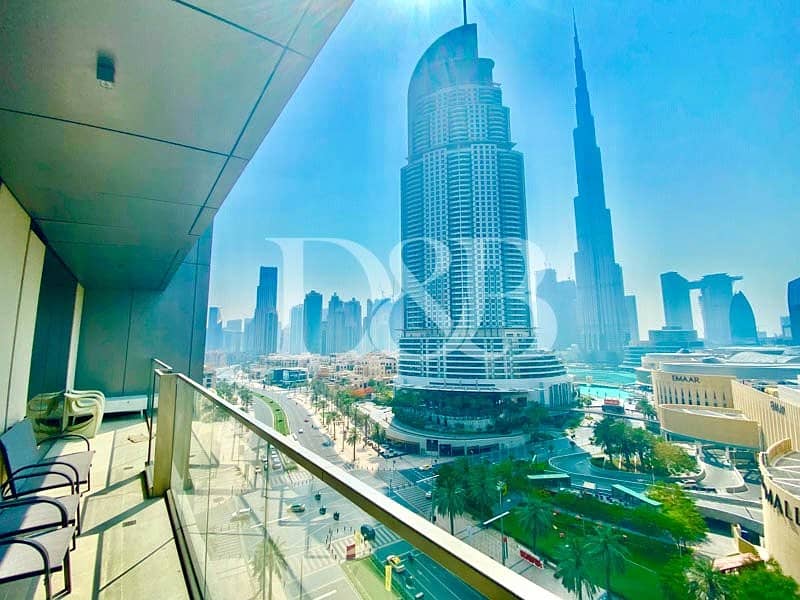 Burj Khalifa View | Bright & Rare Layout