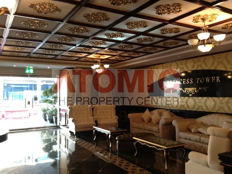 Full sea and palm view- 3BR+ Maid above 60th floor for sale in Princess Tower