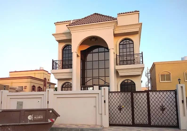 Villa for sale in Al Mowaihat Ajman A wonderful looking villa for those who love prosperity and psychological comfort